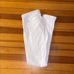 Hollister white jeggings